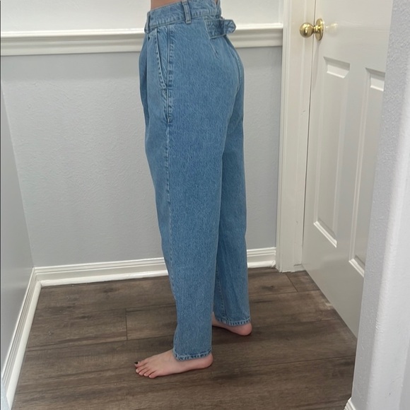 asos High-Waisted Blue Denim Jeans 25/32 - Picture 3 of 4